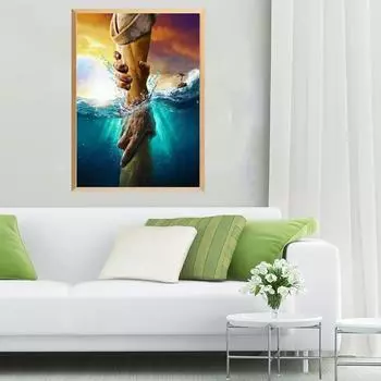 5D DIY Алмазная картина Мультфильм Сохранить изображение Набор для вышивки крестом Мозаика Алмазная вышивка Домашнее украшение Подарки 30x40cm