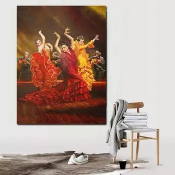 5D Diy Алмазная картина Мультфильм Красота и танец Вышивка крестиком Цветы Алмазная мозаика Алмазная вышивка 20X30CM