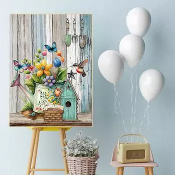 5D DIY Алмазная картина насадка для душа Набор для вышивки крестом Мозаика Алмазная вышивка Полный круглый/квадратный дрель Украшение дома Round 30x40cm