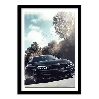 5D Diy Алмазная картина Пейзаж Автомобиль Вышивка крестом Полный круглый горный хрусталь Цветы Европейский домашний декор 20X30CM