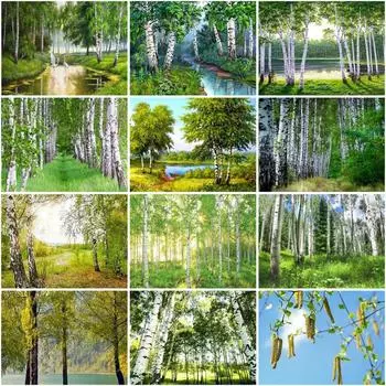 5D DIY Алмазная картина Пейзаж Мозаика Вышивка крестом Пейзаж Алмазная вышивка Домашнее украшение Ремесла Full Round 20x25CM