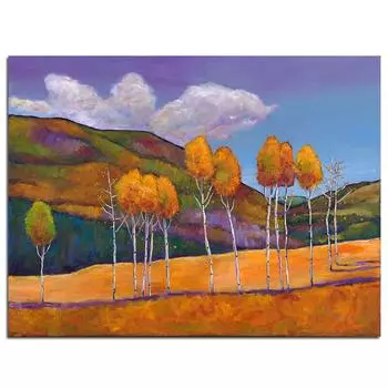 5D DIY Алмазная картина Пейзаж Полный круглый Алмазная вышивка Крестом 20X30CM