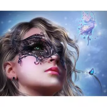 5D DIY Алмазная картина Пейзаж Полный круглый дрель Алмазная вышивка Мозаика Картина Декор Главная 20X30CM