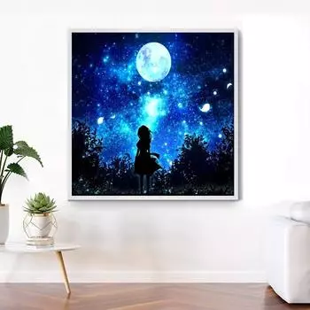 5D Diy Алмазная картина Подсолнух Алмазная вышивка Полный набор аниме Наборы для вышивки крестом Домашний декор Подарок ручной работы Round 30x30cm