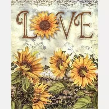 5D DIY Алмазная картина Подсолнух Алмазное украшение дома Подарок Алмазная вышивка Мозаика Вышивка крестом 20X30CM