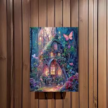 5D DIY Алмазная картина, Полная Алмазная картина с Алмазным искусством, По номерам Наборы для вышивки Стразы Для Декора Стены Без Рамки 30 * 40cm разноцветный