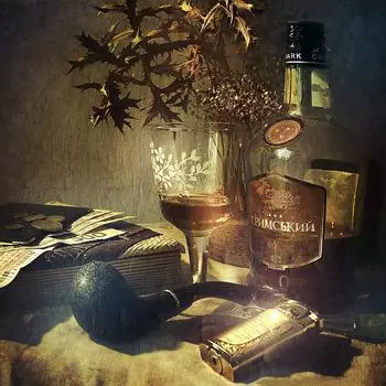 5D DIY Алмазная картина Полная Алмазная вышивка для продажи Вино и трубка Вышивка крестом Домашний декор 30x30CM