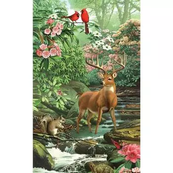 5D DIY Алмазная картина, полная круглая дрель, вышивка крестиком, ремесленная мозаика, алмазная вышивка, мозаика со стразами, подарок, мозаичные украшения для дома 15x20CM