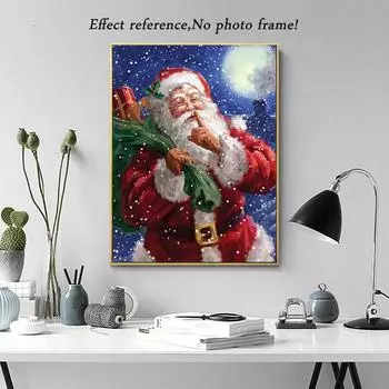 5D DIY Алмазная картина Полная круглая дрель Вышивка крестом Картина Вышивка Ремесло Стразы Мозаика Подарок Украшение для дома 15x20CM