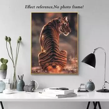 5D DIY Алмазная картина, полная круглая вышивка крестом, рукоделие, алмазная вышивка, полный комплект, мозаика из стразов, подарок, домашний декор, подарок 15x20CM