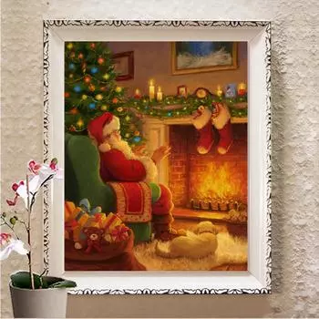 5D DIY Алмазная картина Полная площадь Алмазная вышивка Крест Стежок Мозаика Украшение стены Full Round 20X30CM