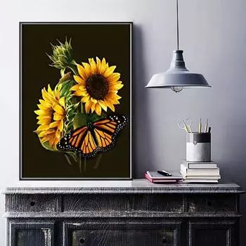 5D DIY Алмазная картина Полный круглый дрель Вышивка крестиком Мозаика Алмазная вышивка Горный хрусталь Мозаика Подарок Украшение дома 15x20CM