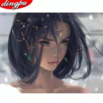 5D DIY Алмазная картина Полный круглый закат Дверь Алмазная вышивка Мозаика Пейзаж Приморские украшения Домашнее искусство 20X30CM