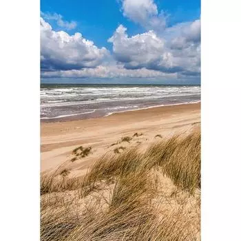 5D Diy Алмазная картина Приморский пляж Алмазная вышивка Крестом Домашний декор Подарки ручной работы Round 20x30cm