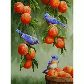 5D DIY Алмазная картина Птицы Домашний декор Вышивка Ручная вышивка крестом Мозаика Ремесла 20X30CM