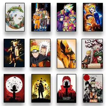 5D DIY Алмазная картина японского аниме Ниндзя Алмазная вышивка Набор для вышивки крестом Полный горный хрусталь Мозаика Домашний декор Round 20x30cm