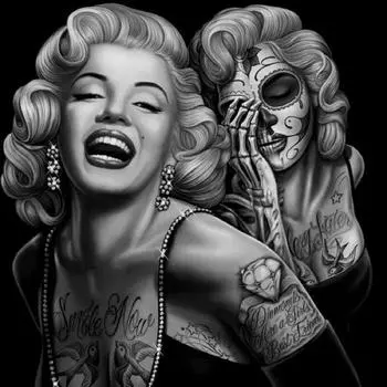 5D DIY Алмазная картина Ревнивая женщина Вышивка крестом 3D Домашний декор 30X30CM