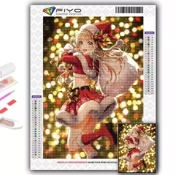 5D Diy Алмазная картина Рождественская елка Санта-Снеговик Вышивка крестом Полный Алмазная вышивка Мозаика Full Round 20X30CM