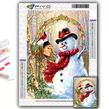 5D Diy Алмазная картина Рождественская елка Санта-Снеговик Вышивка крестом Полный Алмазная вышивка Мозаика Full Round 20X30CM