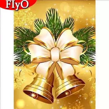 5D DIY Алмазная картина Рождественская ручная работа Новое поступление Алмазная вышивка Мультфильм Мозаика Рукоделие Украшение дома Full Round (20X30CM)