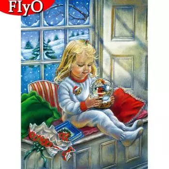 5D DIY Алмазная картина Рождество Санта-Клаус Алмазная вышивка Распродажа Детская мозаика Зимняя ручная работа Подарок ручной работы Full Round (20X30CM)