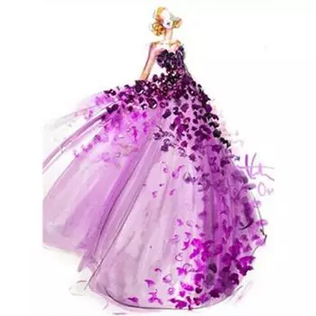 5D Diy Алмазная картина Ручной обращается Свадебное платье Вышивка Крестом Домашний Декор Ручной подарок 20X25CM