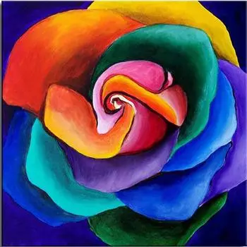 5D Diy Алмазная картина семь цветов Роза Алмазная вышивка Полный набор аниме Наборы для вышивки крестом Домашний декор Подарок ручной работы Round 25x25cm