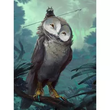 5d Diy Алмазная картина Сова Алмазная вышивка Мультфильм Алмазная мозаика Вышивка крестом 20X30CM