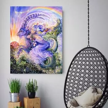 5d Diy Алмазная картина Созвездия Полный круглый Алмазная вышивка Горный хрусталь Крест Стежок 20X30CM