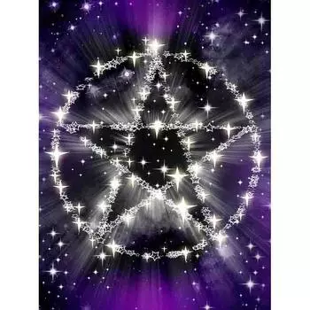 5D Diy Алмазная картина Светящаяся пятиконечная звезда Алмазная вышивка Крестом Домашний декор Подарки ручной работыjavascript: Round 20x30cm