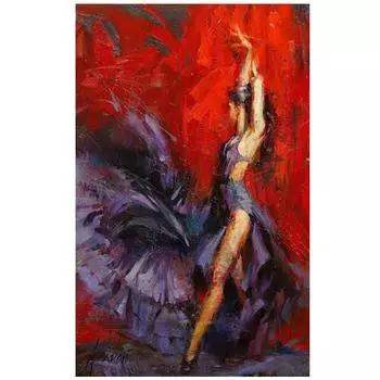 5D Diy Алмазная картина Танцующая женщина Алмазная вышивка Крестом Домашний декор Подарки ручной работыjavascript: Round 20x30cm