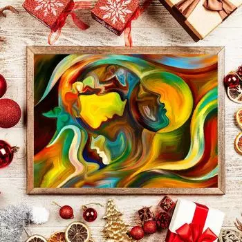 5D DIY Алмазная картина Тяжелая масляная краска Набор для вышивки крестом Мозаика Алмазная вышивка Роза Полный круглый квадратный дрель Украшение дома Round 40x50cm