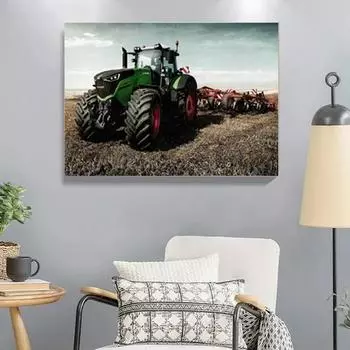 5D DIY Алмазная картина «Трактор» Набор для вышивки крестом Мозаика Алмазная вышивка Роза Полный круглый/квадратный дрель Украшение дома Round 30x40cm