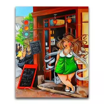 5d Diy Алмазная картина Украшение стены Ручная вышивка крестом 20X30CM