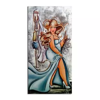 5D DIY Алмазная картина Вышивка крестиком Полный круглый дрель Перейти ко времени Алмазная вышивка 20X30CM