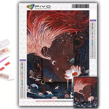 5D DIY Алмазная картина Вышивка крестом Мифический зверь Феникс Алмазная вышивка Мозаика Настенное украшение дома Full Round 20X30CM