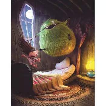 5D DIY Алмазная картина Вышивка крестом Персонаж мультфильма Полный дрель Алмазная вышивка 20X30CM