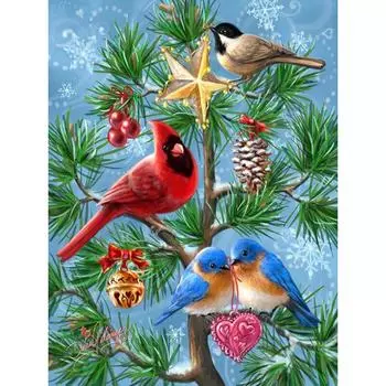 5d Diy Алмазная картина Вышивка крестом Полный круглый Алмазная вышивка Стразы Картина 20X30CM