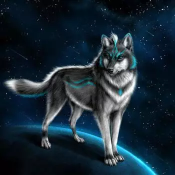 5d Diy Алмазная картина Вышивка крестом Волк Алмазная мозаика Полный квадрат Алмазная вышивка 30x30CM