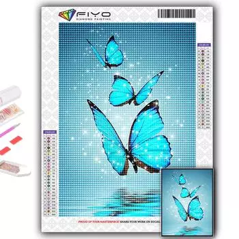 5D DIY Алмазная картина Вышивка крестом Животное Алмазная вышивка Мозаика Стена Искусство Домашнее украшение Full Round 20X30CM