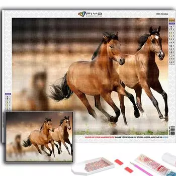 5D DIY Алмазная картина Вышивка крестом Животное Алмазная вышивка Мозаика Стена Искусство Домашнее украшение Full Round 20X30CM