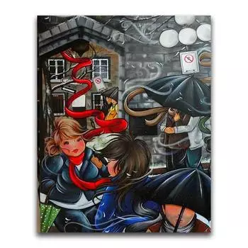 5D DIY Алмазная картина Вышивка Мозаика Крест Стежок Rhinestone Украшение 20X30CM