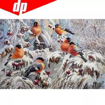 5d Diy Алмазная картина Вышивка Продажа Мозаика Полный круглый Вышивка стразами 20X30