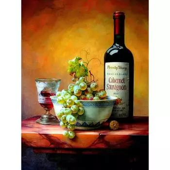 5D Diy Алмазная картина вино Алмазная вышивка крестиком домашний декор подарки ручной работыjavascript: Round 20x30cm