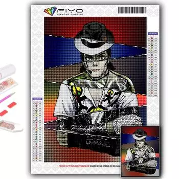 5D DIY Алмазная картина вышивка крестиком Мировая суперзвезда Майкл Джексон Алмазная вышивка Мозаика Настенное украшение дома Full Round 20X30CM