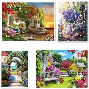 5D Diy Алмазная картина, вышивка крестиком, мозаика, алмазная вышивка, пейзаж, животные, мозаичный узор, искусство, украшение дома Full Round 20x30CM