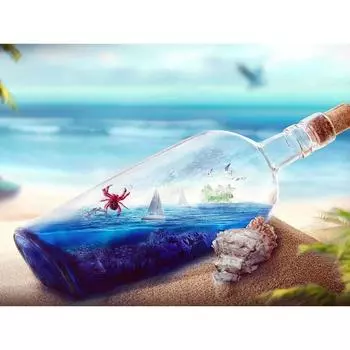 5D DIY Алмазная картина, вышивка крестиком, полная дрель, картина, вышивка, ремесло, мозаика со стразами, подарок, домашний декор, подарок 20x15CM