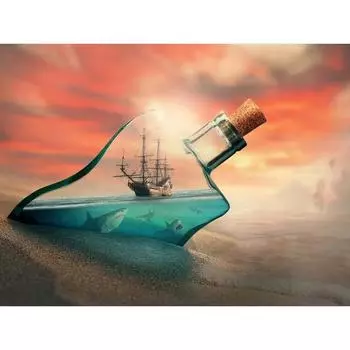 5D DIY Алмазная картина, вышивка крестиком, полная дрель, Алмазная вышивка, полный комплект, Новое поступление, мозаика со стразами, домашний декор, набор для рукоделия 20x15CM