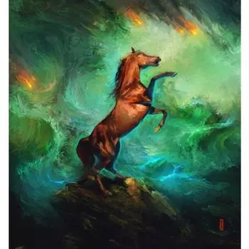 5D Diy Алмазная картина, вышивка крестиком, ремесленная мозаика, алмазная вышивка, пейзаж, животные, мозаичная живопись, украшения для дома Full Round 20x30CM