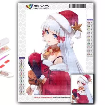 5D DIY Алмазная картина вышивка крестиком Рождественская елка Санта-Снеговик Алмазная вышивка Мозаика Настенное украшение дома Full Round 20X30CM